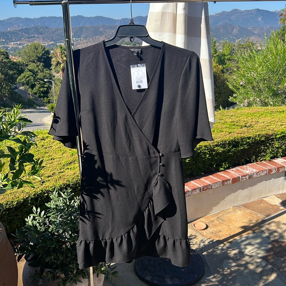 Topshop Black Mini Dress